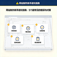 淮北建站-网站制作新手避坑指南：5个最常见的错误与对策