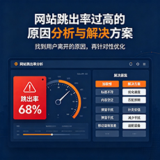 淮北建站-网站跳出率过高的原因分析与解决方案