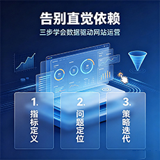 淮北建站-告别直觉依赖：三步学会数据驱动网站运营