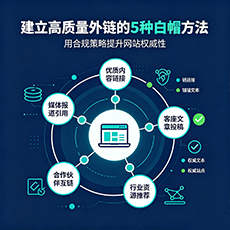 淮北建站-建立高质量外链的5种白帽方法